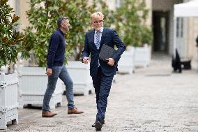 Marc Fesneau Addresses Media After A Meeting With PM - Paris