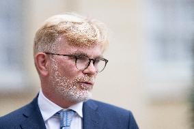 Marc Fesneau Addresses Media After A Meeting With PM - Paris