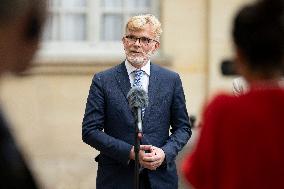 Marc Fesneau Addresses Media After A Meeting With PM - Paris