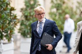 Marc Fesneau Addresses Media After A Meeting With PM - Paris