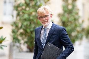 Marc Fesneau Addresses Media After A Meeting With PM - Paris