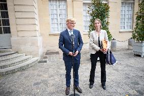 Marc Fesneau Addresses Media After A Meeting With PM - Paris