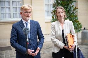 Marc Fesneau Addresses Media After A Meeting With PM - Paris