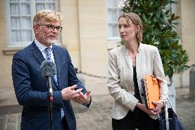Marc Fesneau Addresses Media After A Meeting With PM - Paris