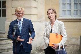 Marc Fesneau Addresses Media After A Meeting With PM - Paris
