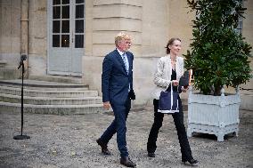 Marc Fesneau Addresses Media After A Meeting With PM - Paris