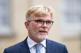 Marc Fesneau Addresses Media After A Meeting With PM - Paris