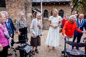 Queen Maxima Visits the Monastery Quarter - Netherlands