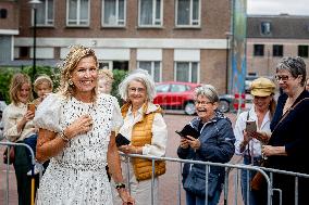 Queen Maxima Visits the Monastery Quarter - Netherlands