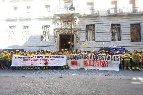 Forestry Brigades Protest Outside Finance Ministry, Demand Labor Agreement Talks