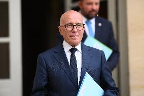 Eric Ciotti At Hotel De Matignon For A Meeting With PM - Paris