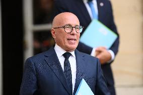 Eric Ciotti At Hotel De Matignon For A Meeting With PM - Paris