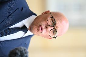 Eric Ciotti At Hotel De Matignon For A Meeting With PM - Paris