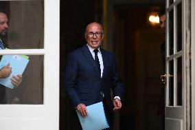 Eric Ciotti At Hotel De Matignon For A Meeting With PM - Paris