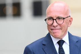 Eric Ciotti At Hotel De Matignon For A Meeting With PM - Paris