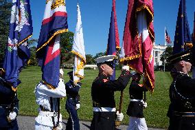Donald Trump Greets Karol Nawrocki - Washington