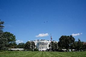 Donald Trump Greets Karol Nawrocki - Washington