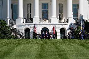 Donald Trump Greets Karol Nawrocki - Washington