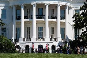 Donald Trump Greets Karol Nawrocki - Washington