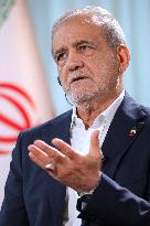 Iranian President Masoud Pezeshkian visting China