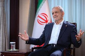 Iranian President Masoud Pezeshkian visting China