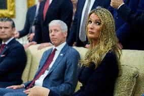 Trump and President Nawrocki of Poland Bilateral Meeting