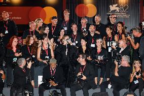 Venice - Red carpetl Cartier Glory To The Filmmaker Award 2025 and the "In the Hand of Dante" MP