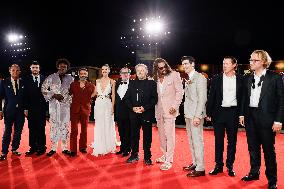 Venice - Red carpetl Cartier Glory To The Filmmaker Award 2025 and the "In the Hand of Dante" MP