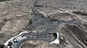 Winding Panlong Ancient Road in Kashgar