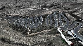 Winding Panlong Ancient Road in Kashgar