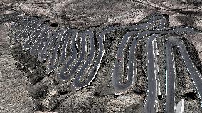 Winding Panlong Ancient Road in Kashgar