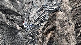 Winding Panlong Ancient Road in Kashgar