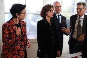 Rachida Dati And Brigitte Macron At Paris Design Week Launch - Paris