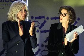 Rachida Dati And Brigitte Macron At Paris Design Week Launch - Paris