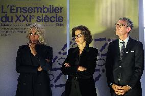 Rachida Dati And Brigitte Macron At Paris Design Week Launch - Paris