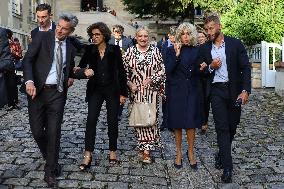 Rachida Dati And Brigitte Macron At Paris Design Week Launch - Paris