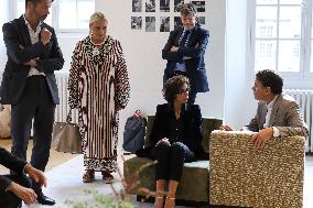 Rachida Dati And Brigitte Macron At Paris Design Week Launch - Paris