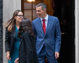 Starmer Meets Sanchez - London