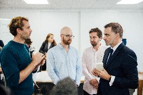 Laurent Saint-Martin Visit To Rennes