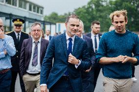 Laurent Saint-Martin Visit To Rennes