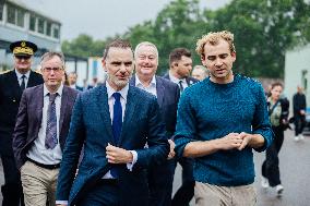 Laurent Saint-Martin Visit To Rennes