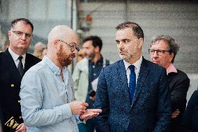 Laurent Saint-Martin Visit To Rennes