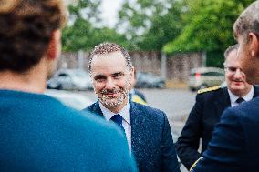 Laurent Saint-Martin Visit To Rennes