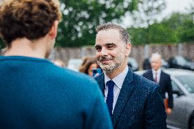 Laurent Saint-Martin Visit To Rennes