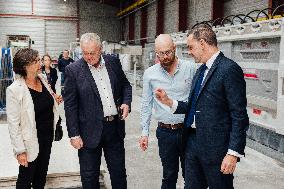 Laurent Saint-Martin Visit To Rennes