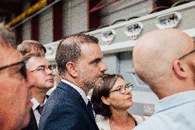 Laurent Saint-Martin Visit To Rennes