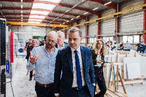 Laurent Saint-Martin Visit To Rennes