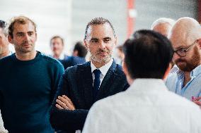 Laurent Saint-Martin Visit To Rennes