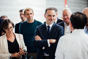 Laurent Saint-Martin Visit To Rennes