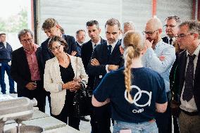 Laurent Saint-Martin Visit To Rennes